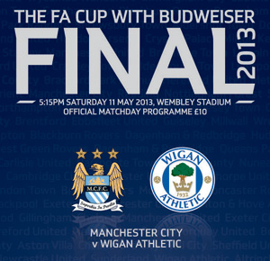 The FA Cup with Budweiser Final Match Programme
